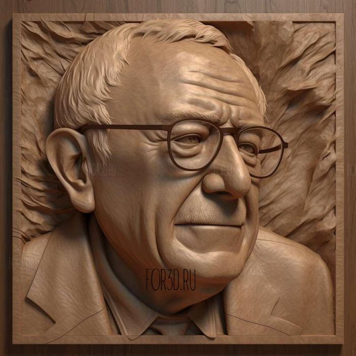 Bernie Sanders 1 stl model for CNC